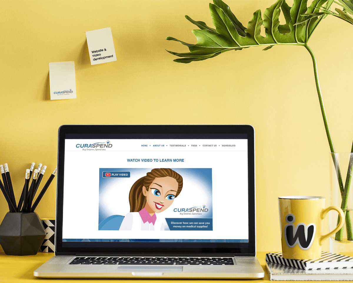 Curaspend - Website Design & Video Creation