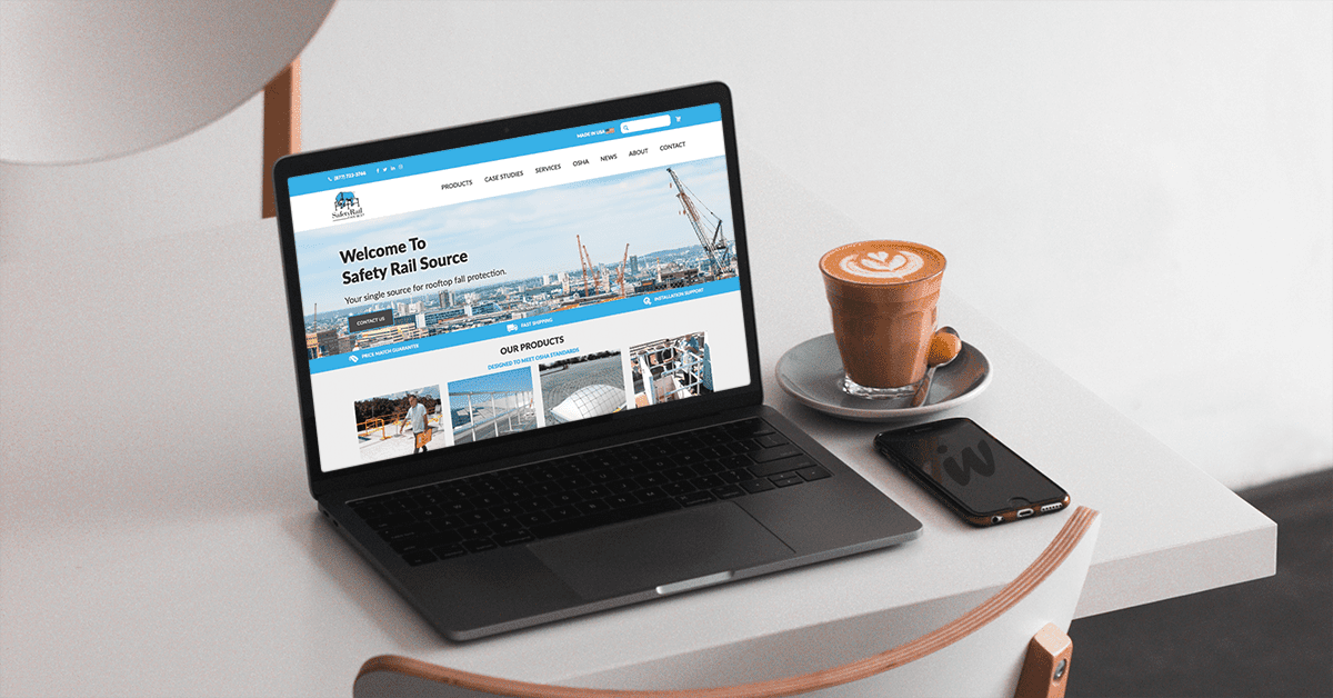 Safety Rail Source's Website Re-design